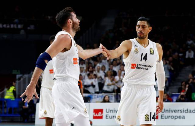 Rudy Fernández y Gustavo Ayón euroleague Real Madrid maccabi