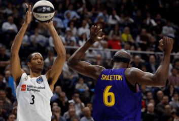 Anthony Randolph y Singleton en la final de la Copa del Rey de baloncesto