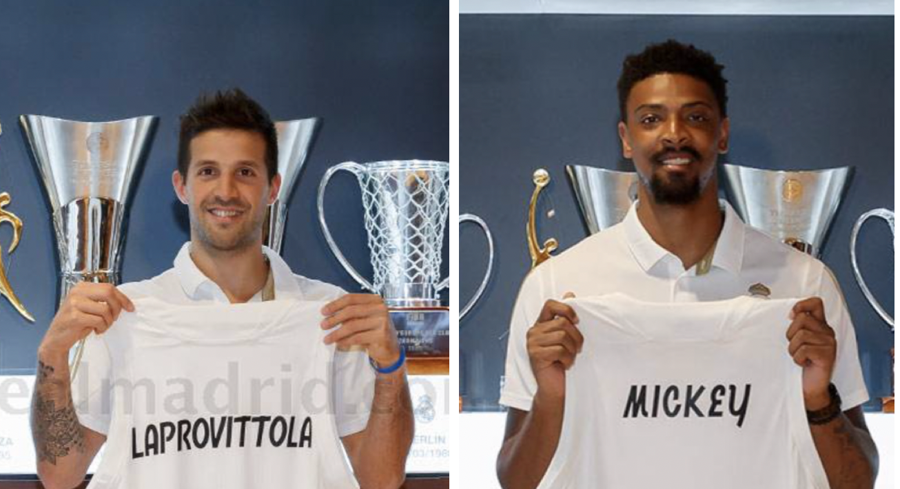 Laprovittola y Jordan Mickey presentación Real Madrid