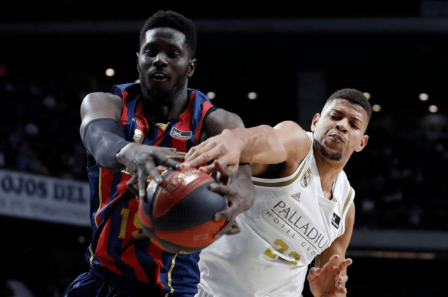 Fall Tavares ACB baskonia Real Madrid